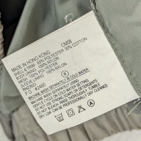 Vintage California Outerwear 2XL Men’s Jacket Gray Hong Kong 80s 90s Windbreaker - Picture 3 of 5